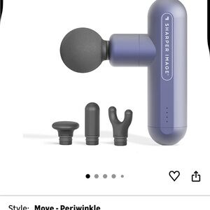 New Sharper Image Powerboost Massager 2.0  four attachments and four speeds